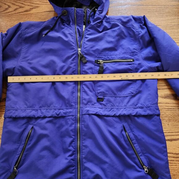 Eddie Bauer Ebtek Water Resistant Jacket Coat Women's Medium Blue-Purple - Picture 4 of 5